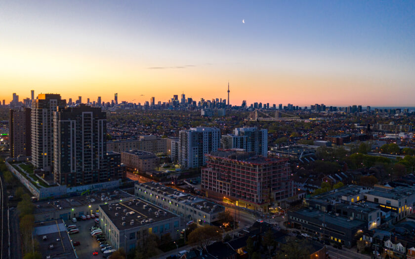 (c) Aerial photos of 1444 Dupont St by DroneHub exclusively for SHANE.